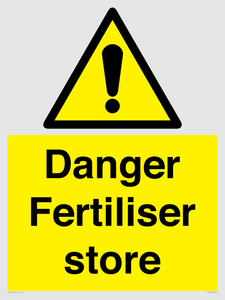 Danger Fertiliser store